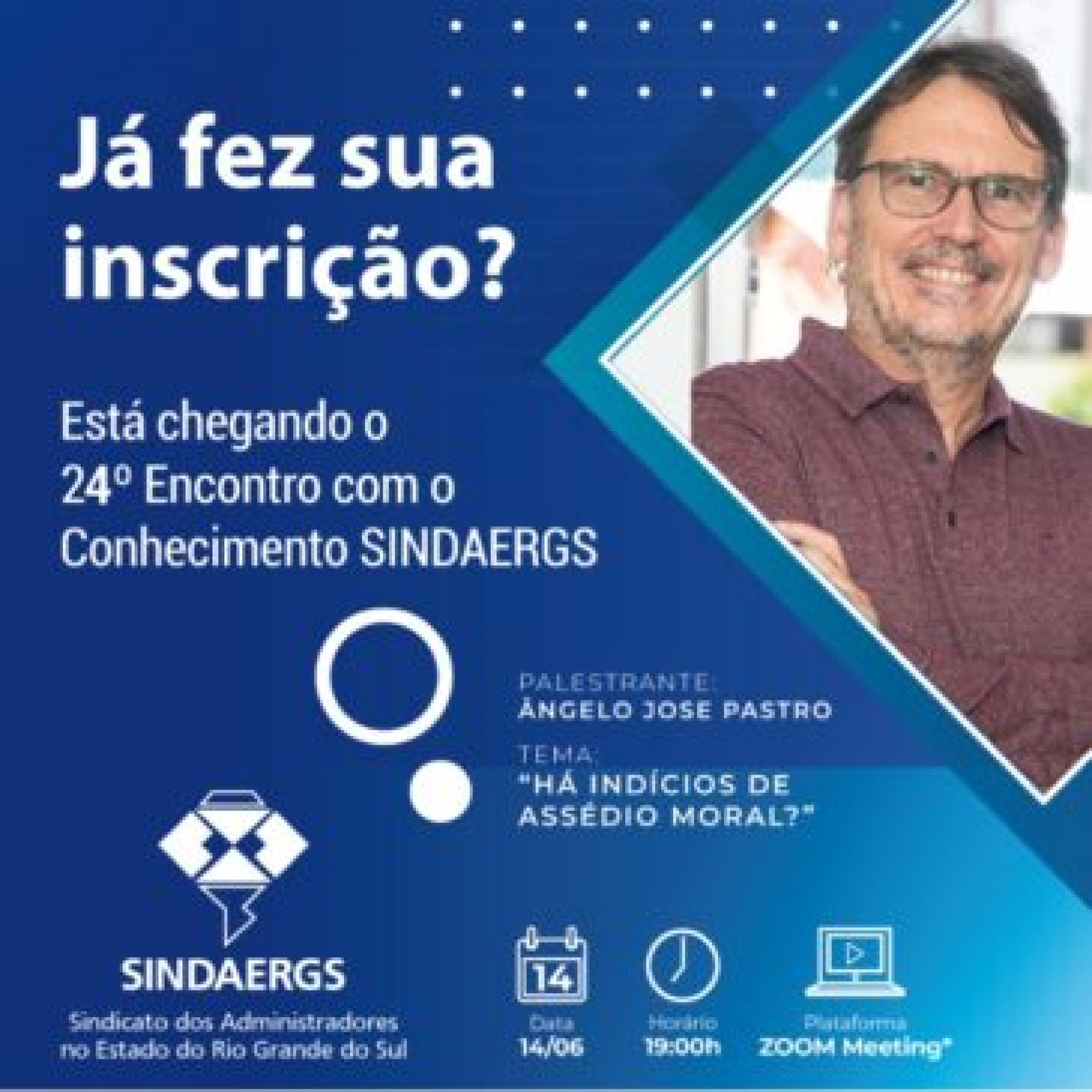 Eventos Eventos - O SINDAERGS – Sindicato dos Administradores no Estado do Rio Grande Sul, representa os Administradores gaúchos.
