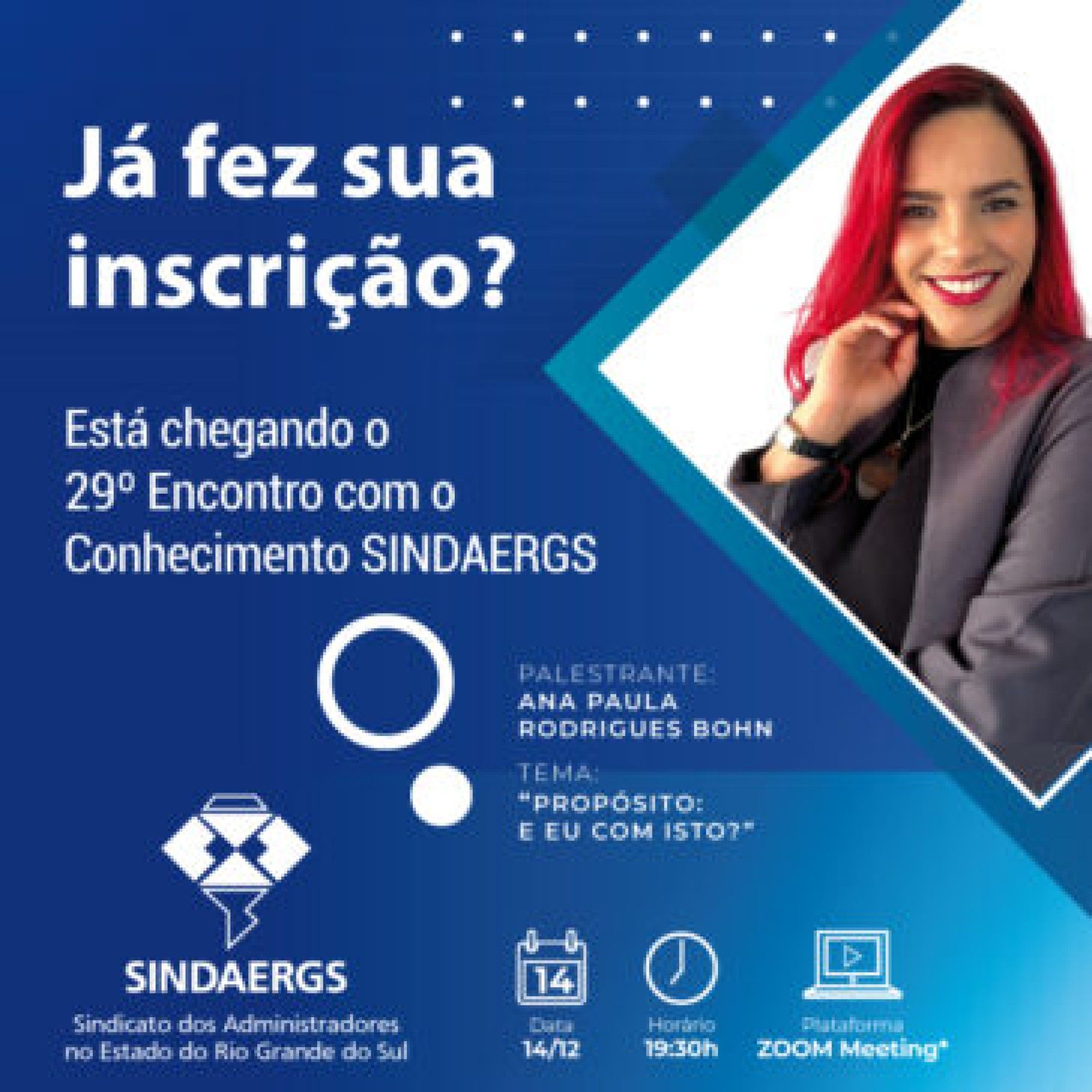 Eventos Eventos - O SINDAERGS – Sindicato dos Administradores no Estado do Rio Grande Sul, representa os Administradores gaúchos.