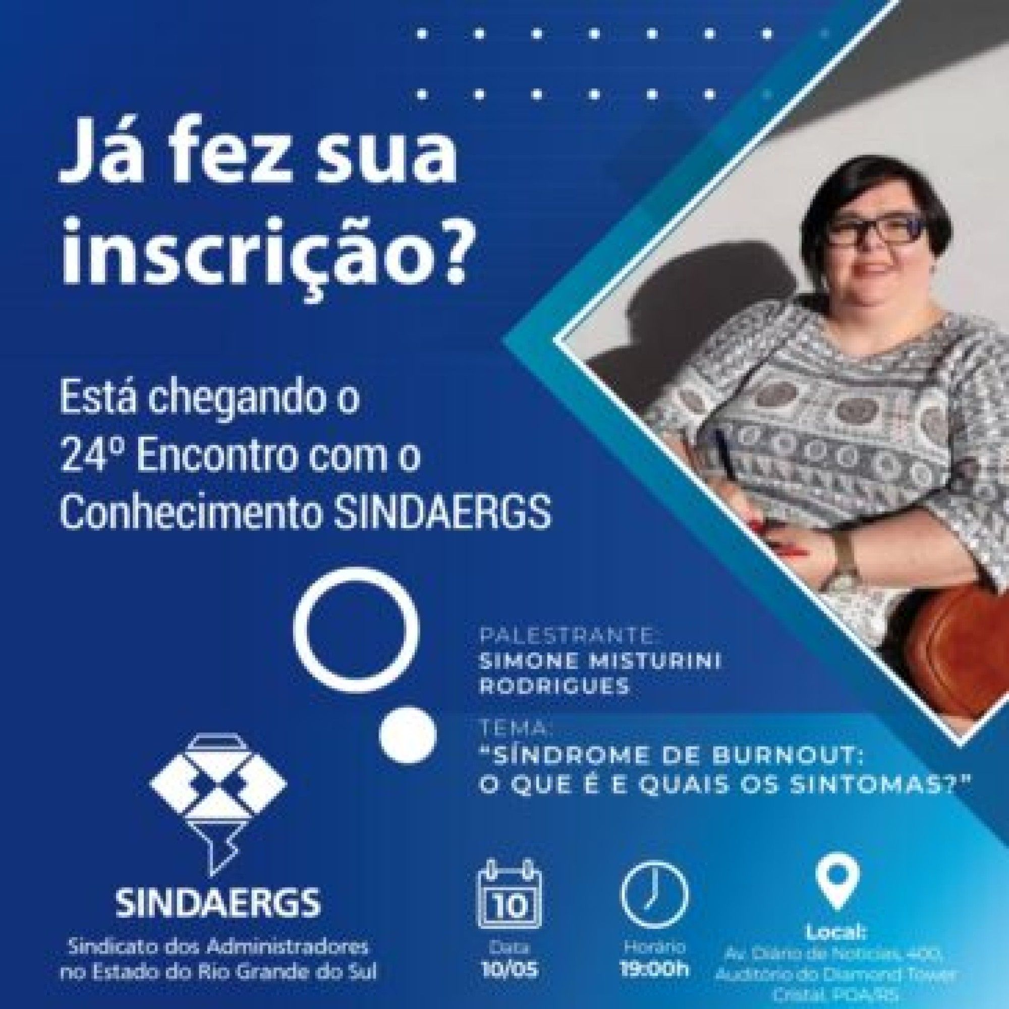Eventos Eventos - O SINDAERGS – Sindicato dos Administradores no Estado do Rio Grande Sul, representa os Administradores gaúchos.