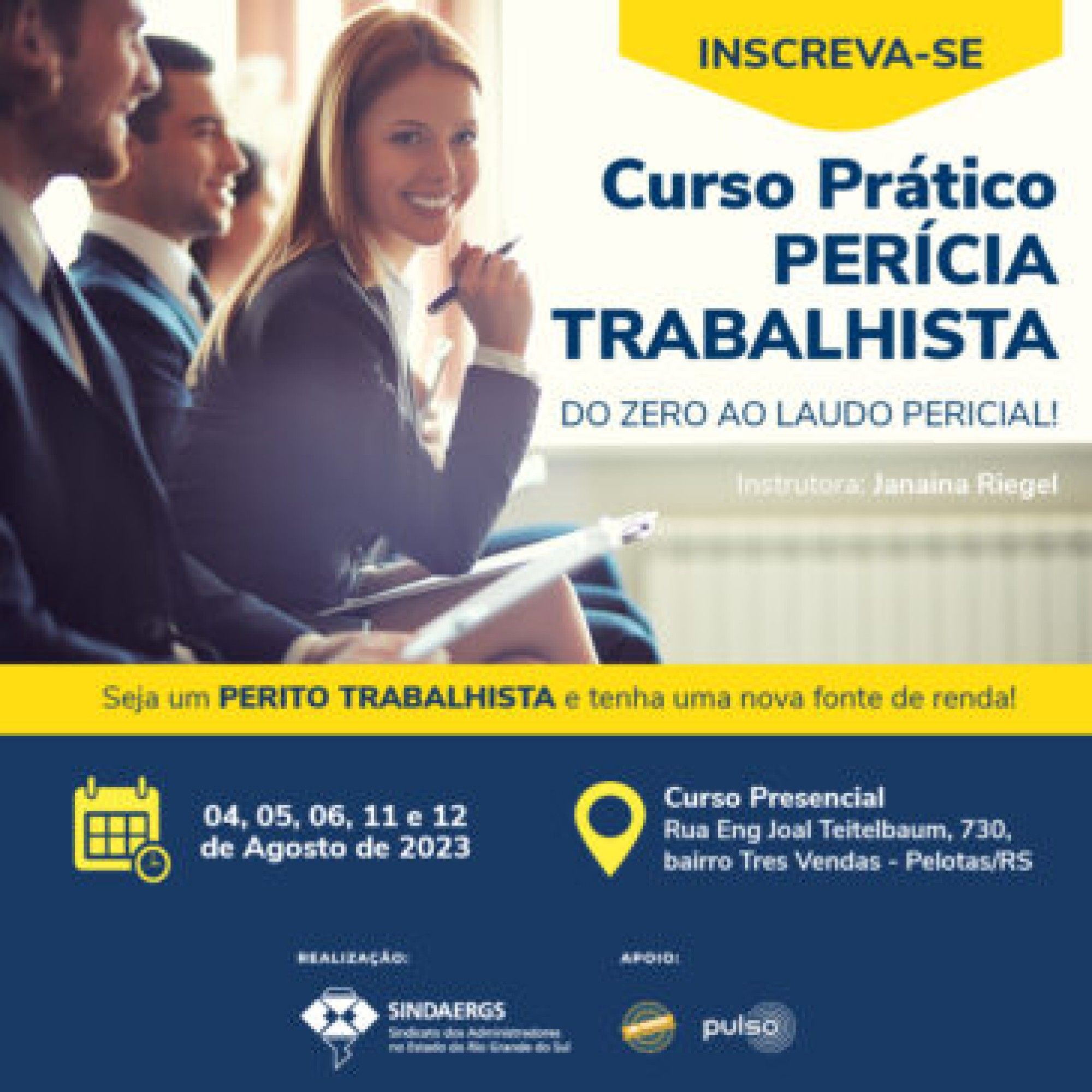 Cursos Cursos - O SINDAERGS – Sindicato dos Administradores no Estado do Rio Grande Sul, representa os Administradores gaúchos.
